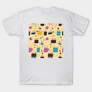 Happy Birthday Party Celebration Pattern 20 T-Shirt